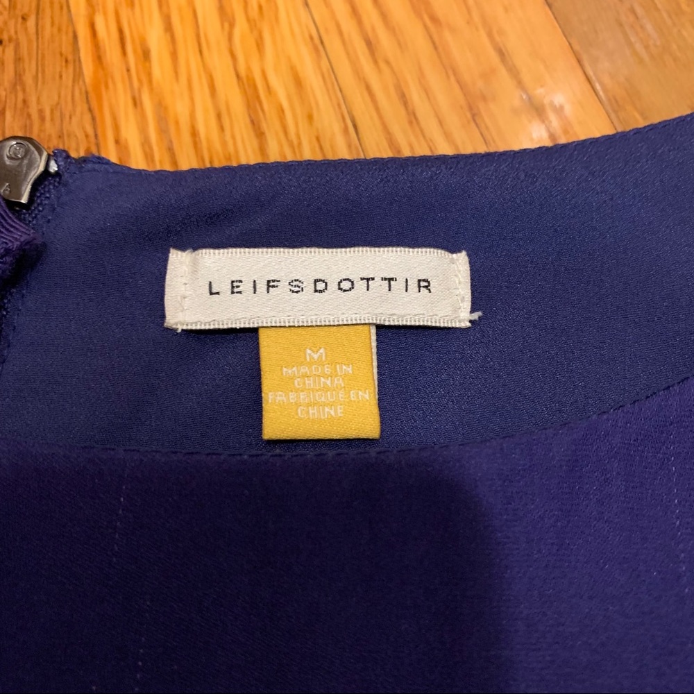 💜🧡💙Anthropologie Leifsdottir Fanned Flora Dress Med💜🧡💙 - Picture 4 of 6